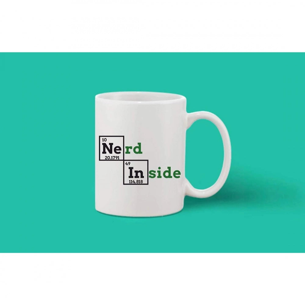 Generic Printed Ceramic Coffee Mug - 1 Pieces, White, 11oz