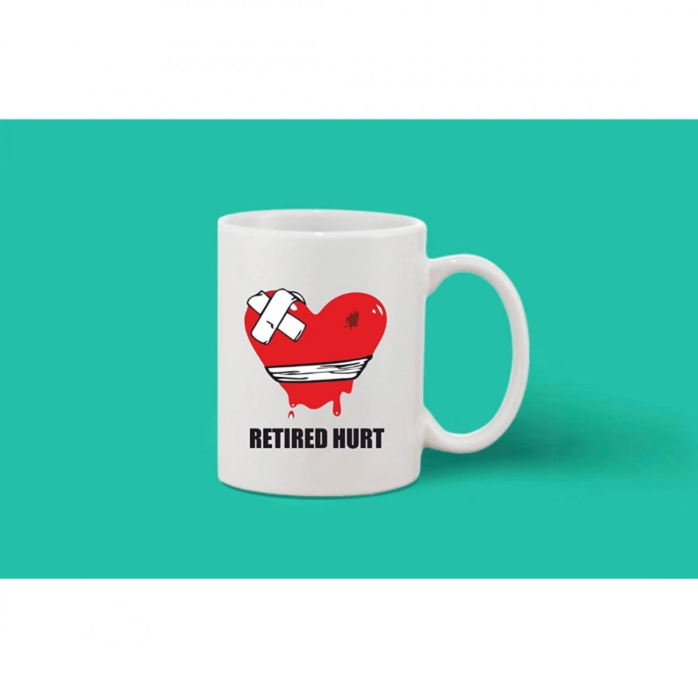 Generic Printed Ceramic Coffee Mug - 1 Pieces, White, 11oz