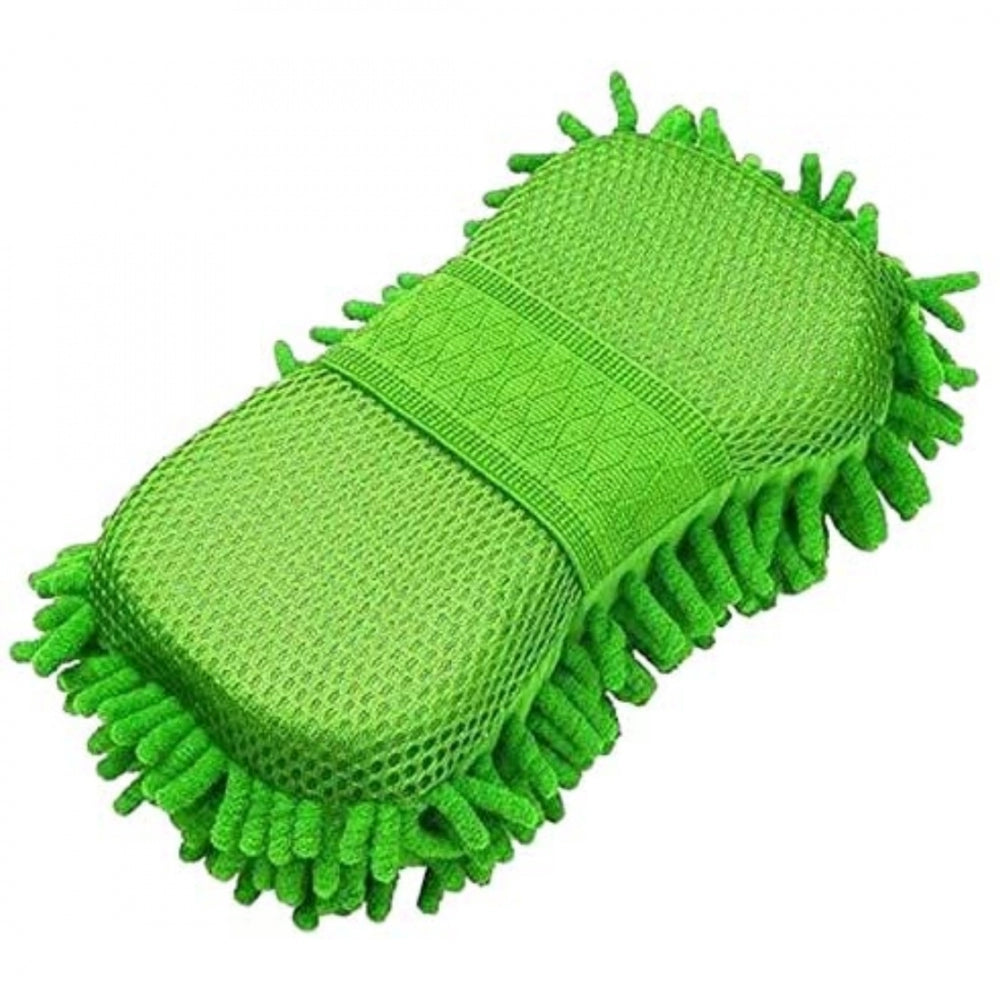 Generic Multipurpose Microfibre Wash Dry Cleaning Sponge (Color: Assorted)