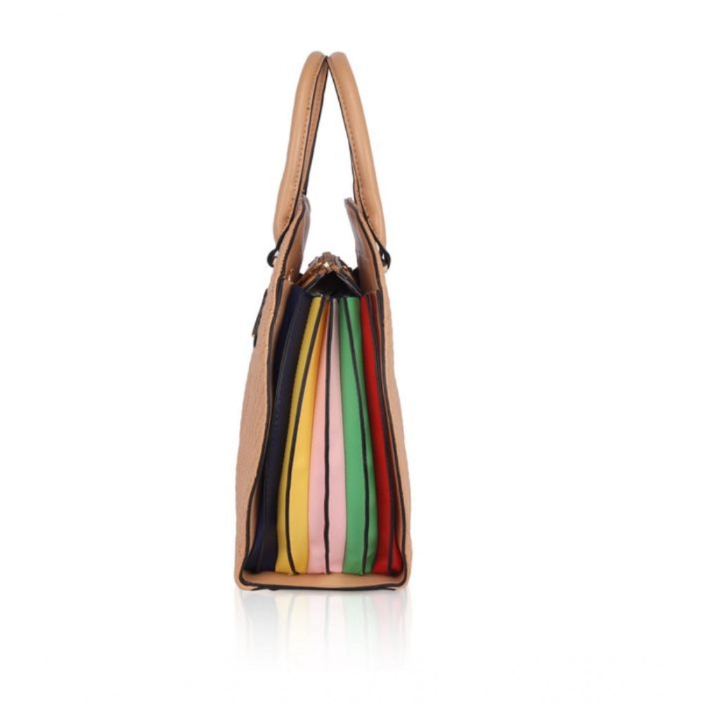 Generic Women's Faux Leather Printed Adjustable Long Belt Handbag (Brown)