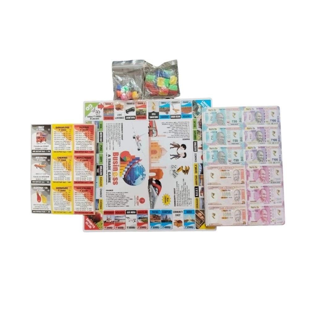 5 In 1Business | Cardboard | Board Games| 2+ Years
