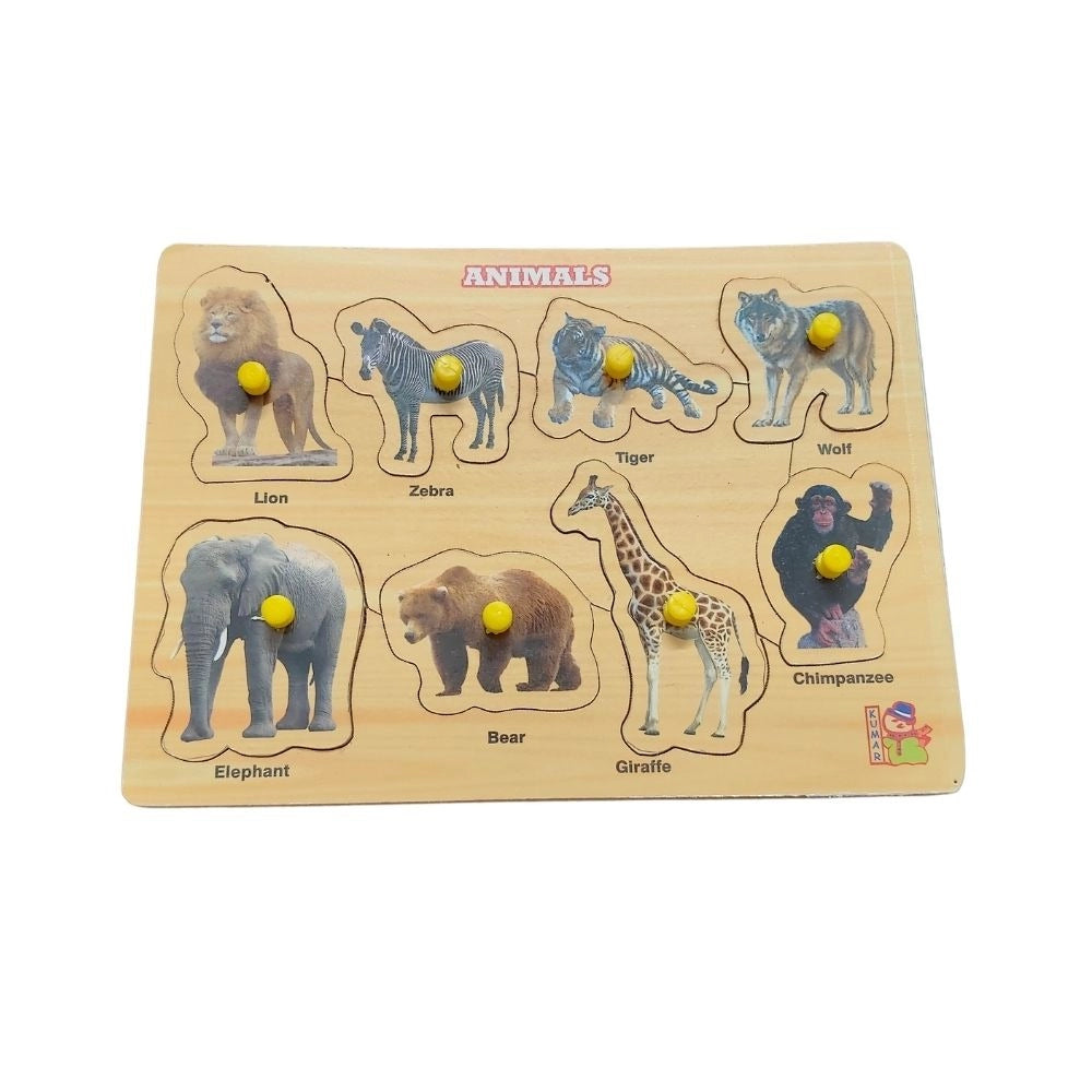Animal Wooden Puzzle | Wooden | Educational Toys| 3+ Years