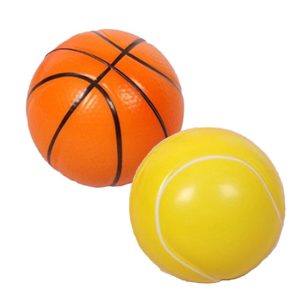 4_Pcs Ball Set Football + Basketball + Baseball + Tennis | Rubber | Toys | 1+ Years