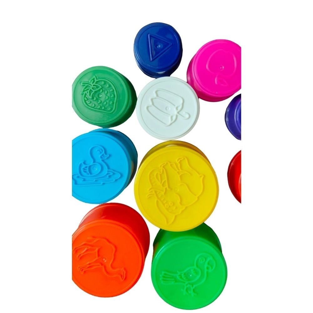 10_Pcs Set Cup Clay Stamp | Clay | Creative Toys| 3+ Years