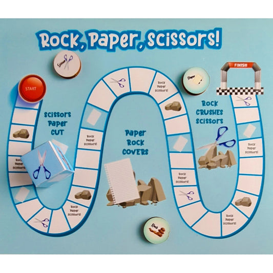 Rock Paper Scissor (10X10 Inches)