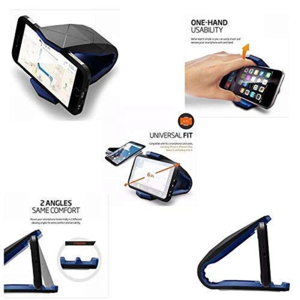 Generic Mobile Holder For Car Dashboard (Black)
