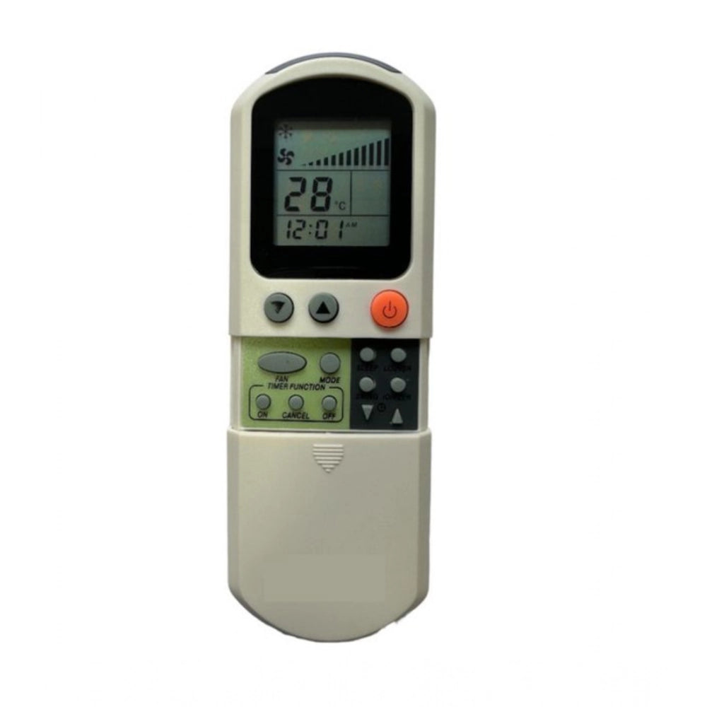 Generic AC Remote No. 74 Compatible-Replacement for Voltas AC Remote Control (White)