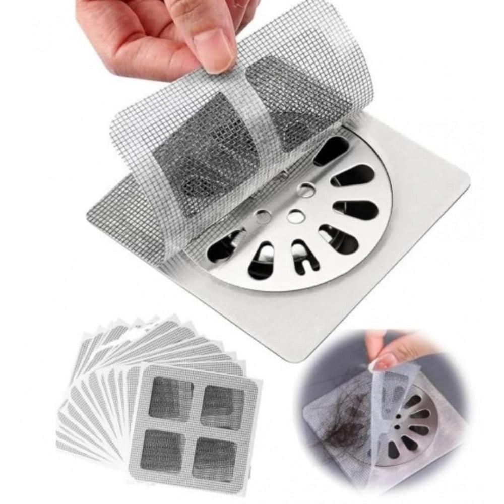 Generic Pack of 20 Flexible Polyvinyl Chloride Drain Cover (Silver)