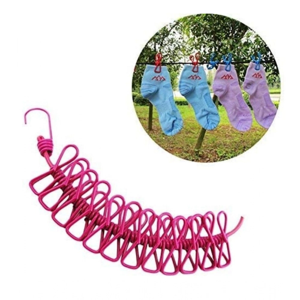 Generic Pack of 5 Nylon Cloth Drying Rope (Multicolor)