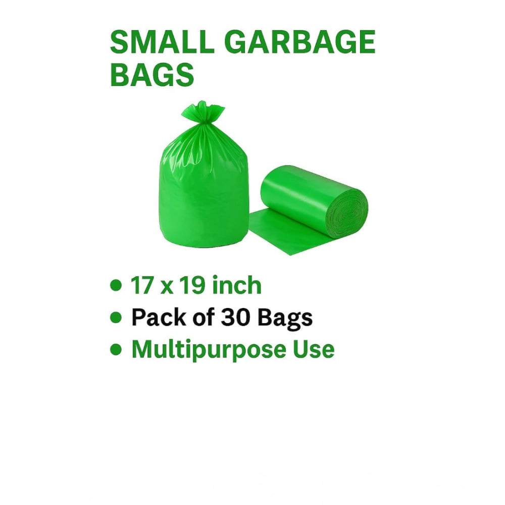 Generic Pack of 3 Polyethylene 17 x 19 Inches Garbage Bag (Green)