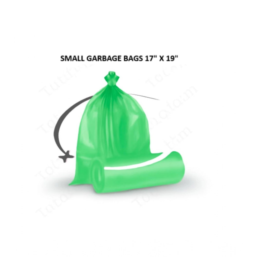 Generic Pack of 5 Biodegradeable Vegetable-Paper 17 x 19 Inches Garbage Bag (Green)