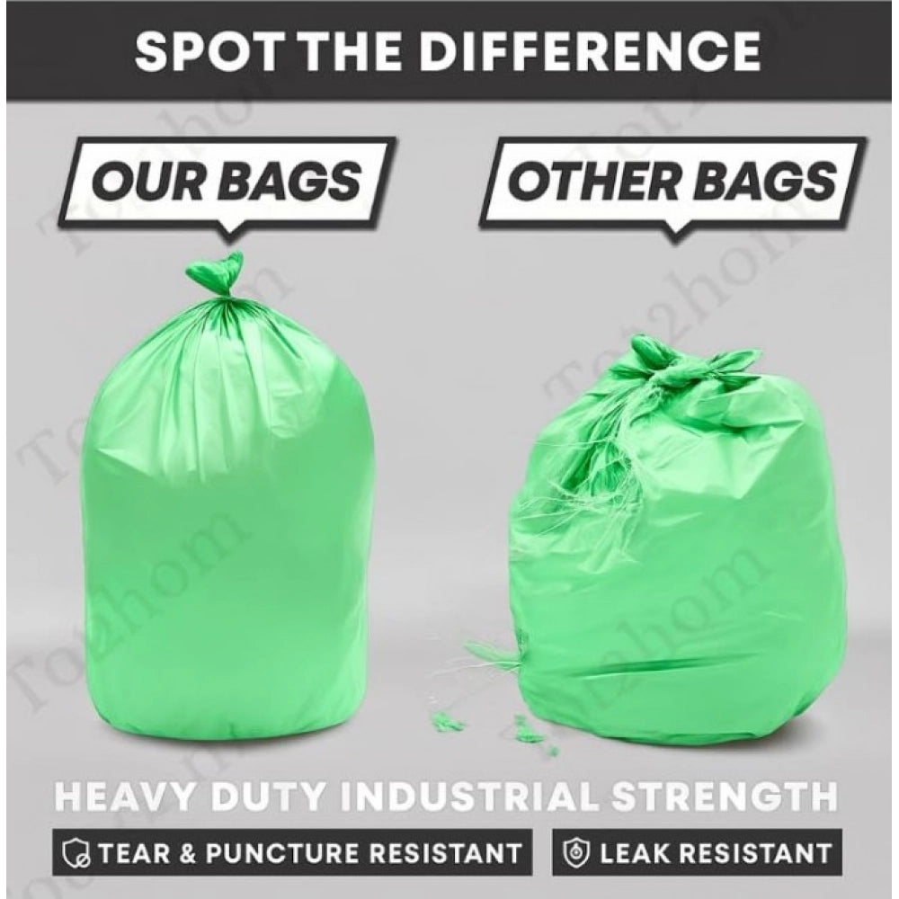 Generic Pack of 4 Biodegradeable Vegetable-Paper 19 x 21 Inches Garbage Bag (Green)