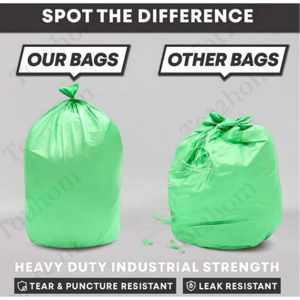 Generic Pack of 6 Biodegradeable Vegetable-Paper 19 x 21 Inches Garbage Bag (Green)