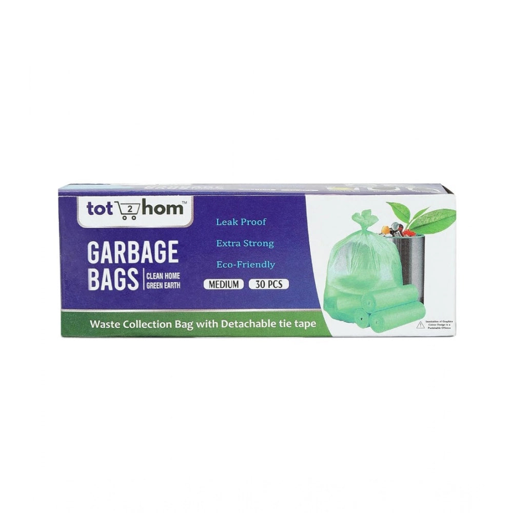 Generic Pack of 3 Biodegradeable Vegetable-Paper 19 x 21 Inches Garbage Bag (Green)
