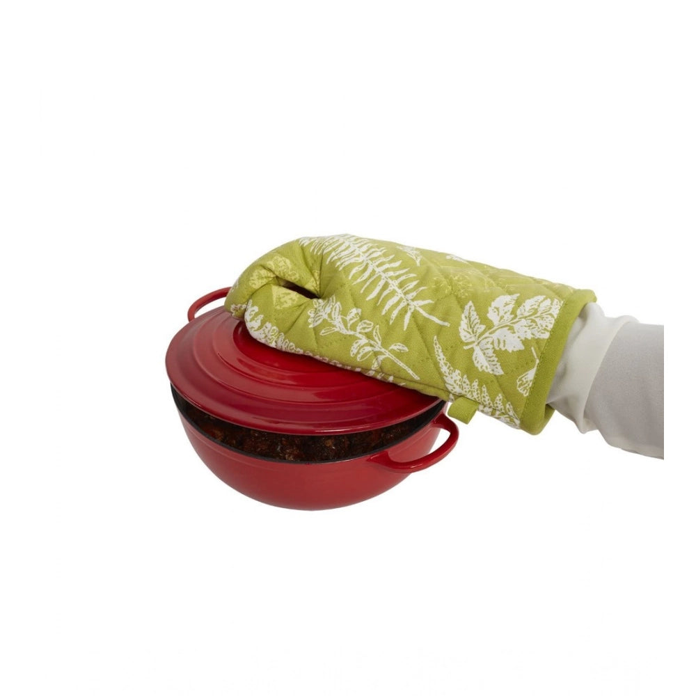 Generic Pack of 2 Cotton Oven Gloves (Green)