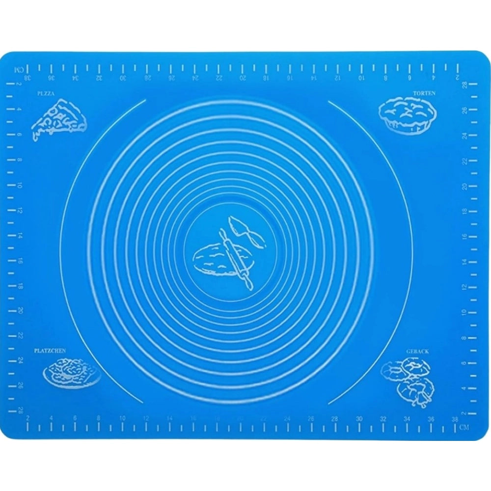 Generic Pack of 3 Silicone Roti Mat (Blue)
