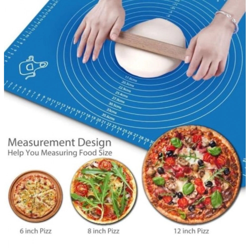 Generic Pack of 3 Silicone Roti Mat (Blue)