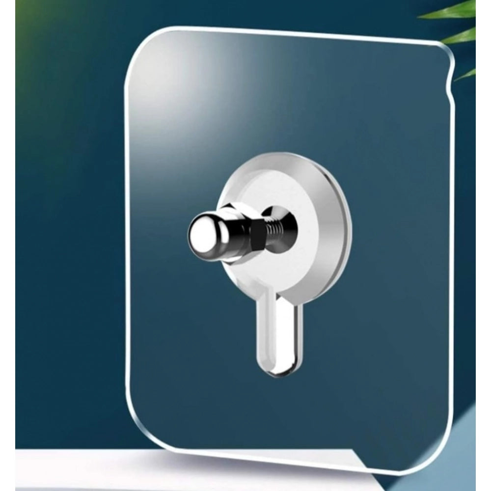 Generic Pack of 10 Acrylic-Metal Wall Hook (Multicolor)