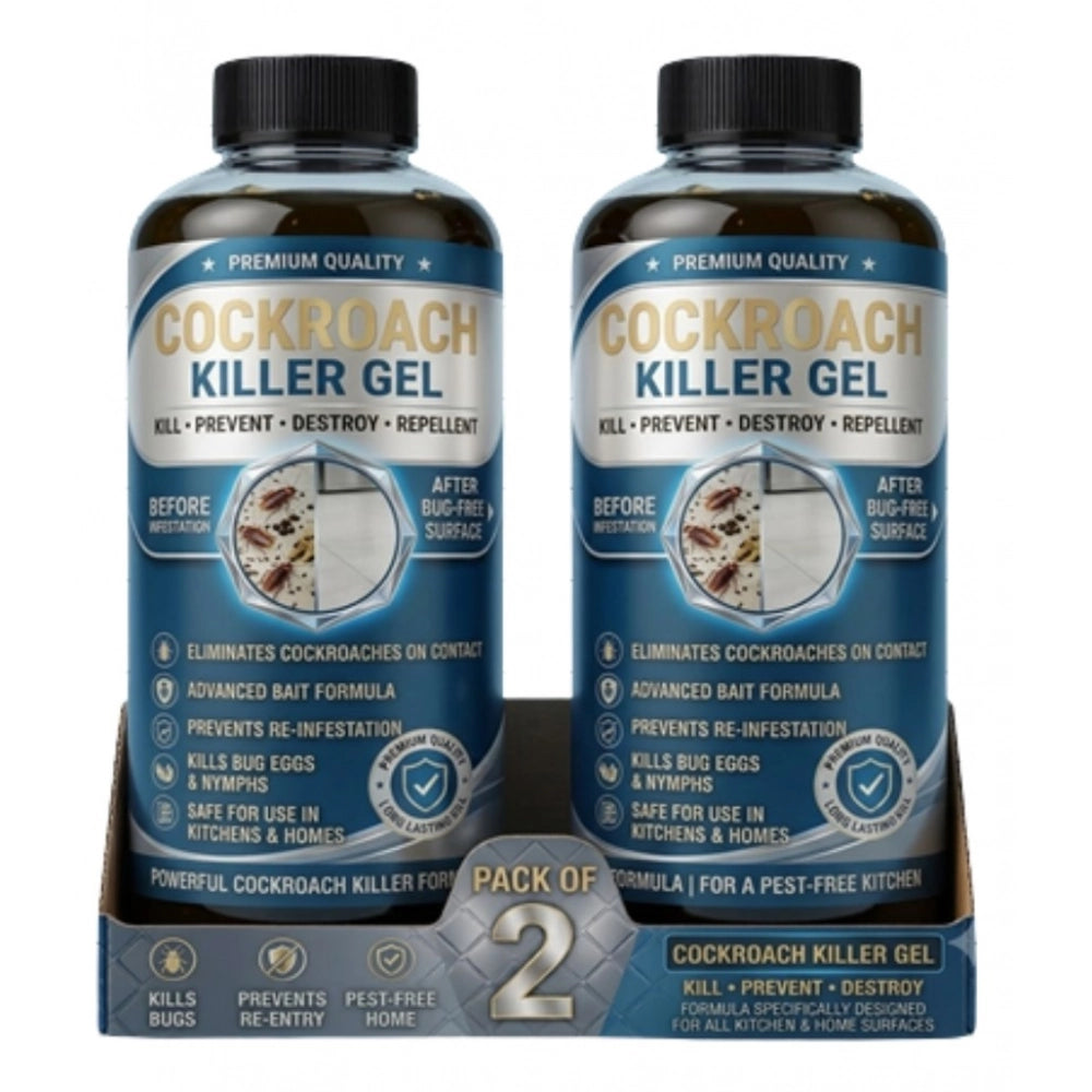 Generic Pack of 2 Cockroach Killer Gel Bottles 100 ML