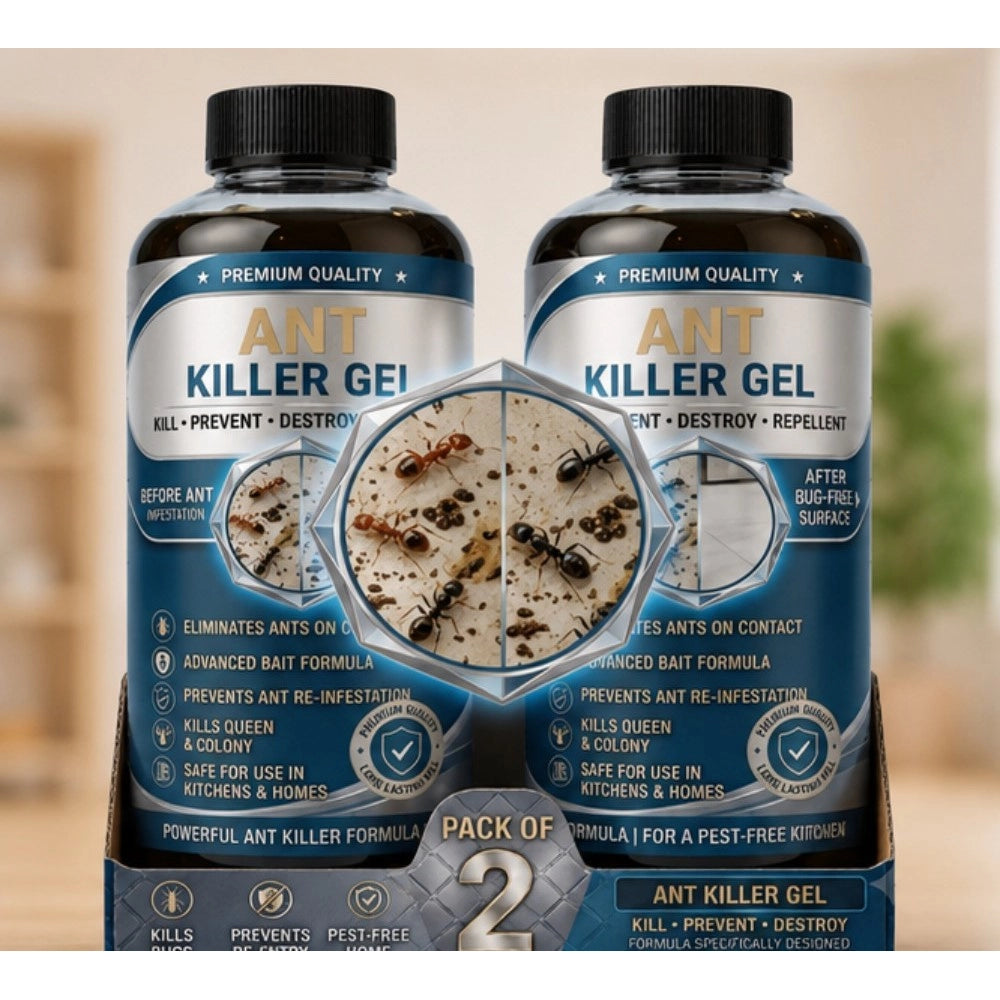 Generic Pack of 2 Ant Killer Gel Bottles 100 ML