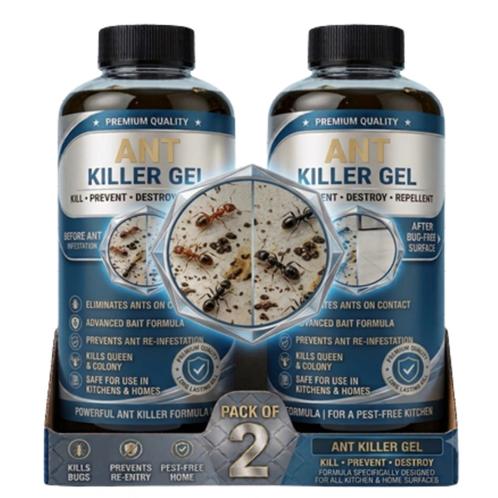 Generic Pack of 2 Ant Killer Gel Bottles 100 ML
