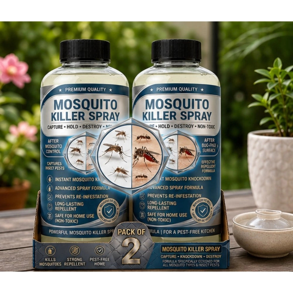 Generic Pack of 2 Mosquito Killer Liquid Bottles 100 ML