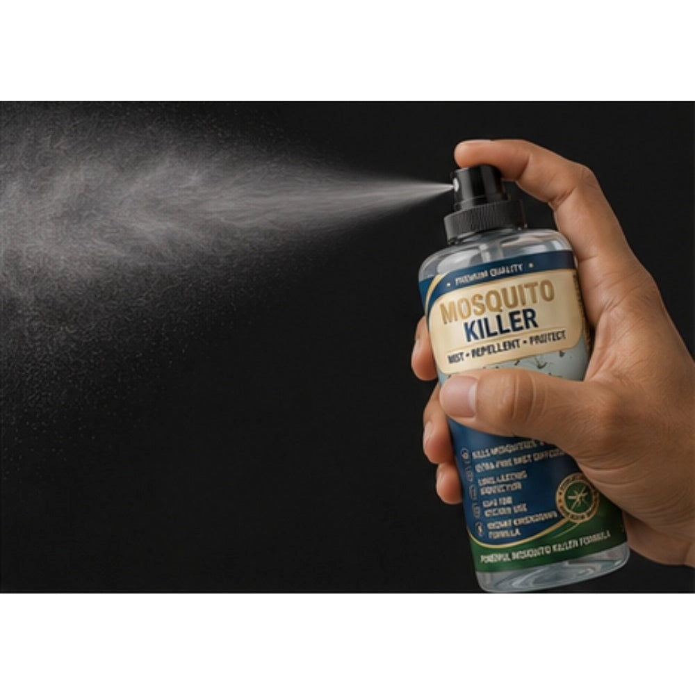 Generic Pack of 2 Mosquito Killer Liquid Spray Bottles 100 ML