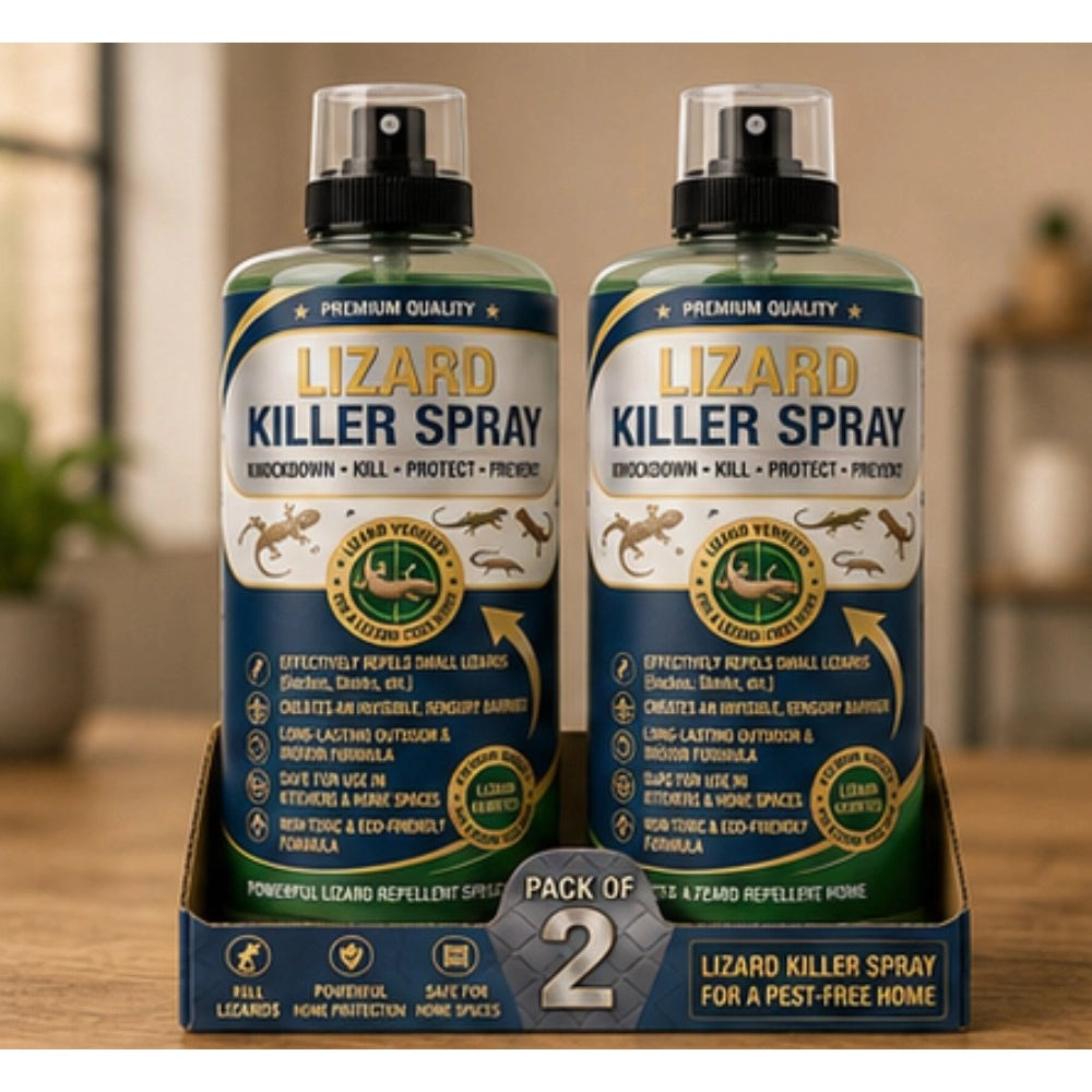 Generic Pack of 2 Lizard Killer Liquid Spray Bottles 100 ML
