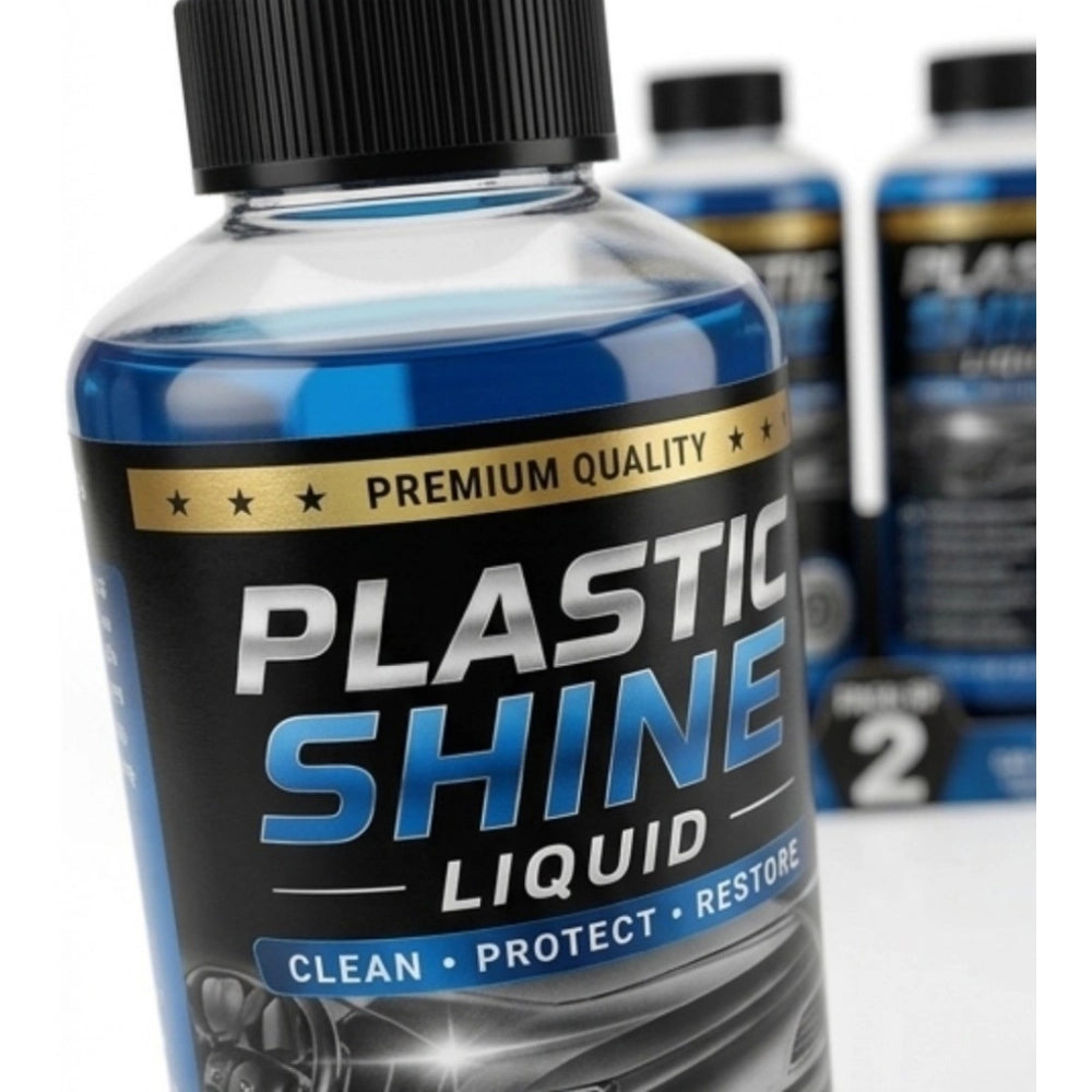 Generic Pack of 2 Plastic Shine Liquid Bottles 100 ML