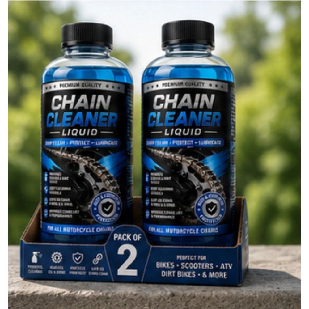 Generic Pack of 2 Chain Cleaner Liquid Bottles 100 ML