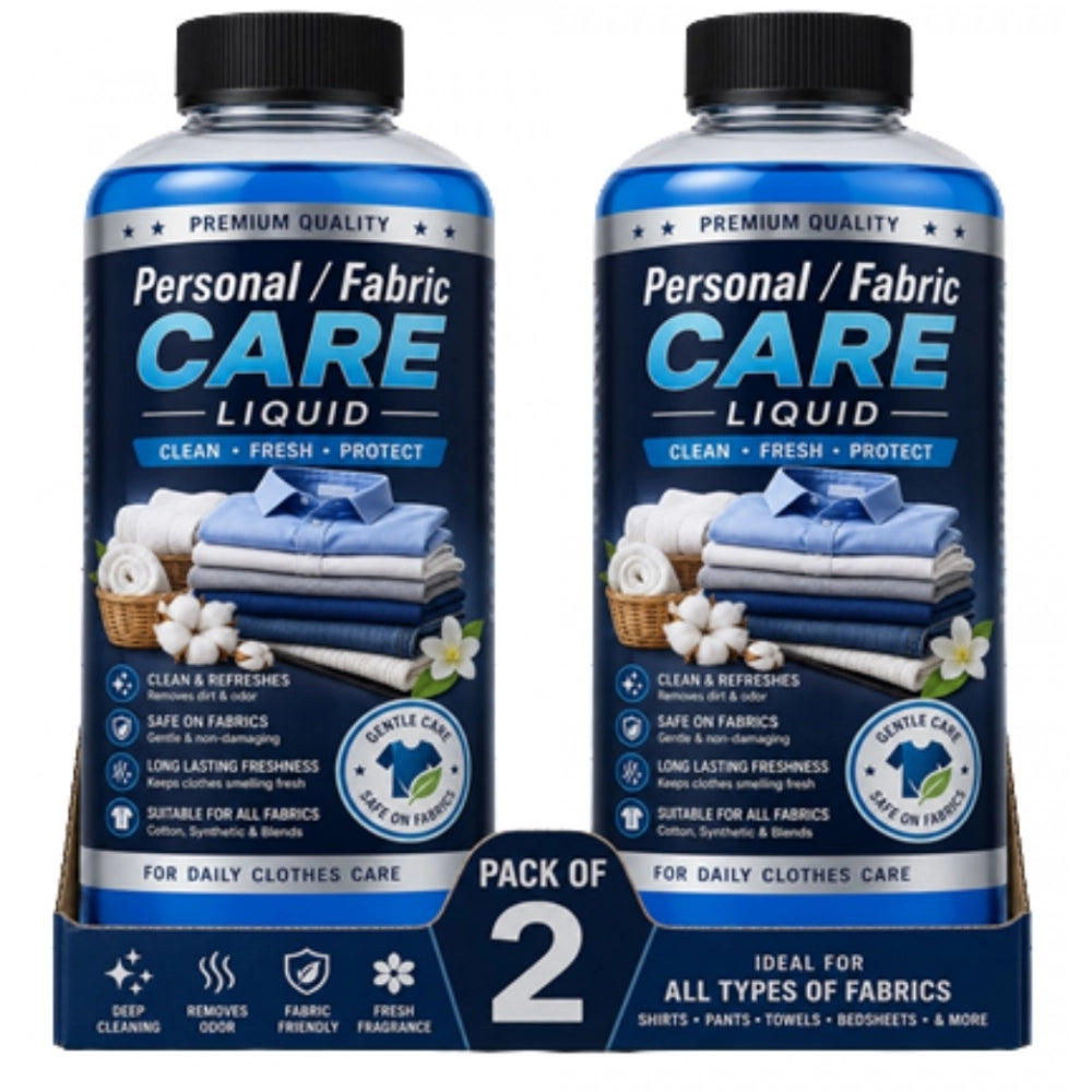 Generic Pack of 2 Personal/Fabric Care Liquid Bottles 100 ML