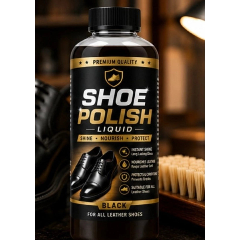 Generic Pack of 2 Shoe Polish Liquid Bottles 100 ML