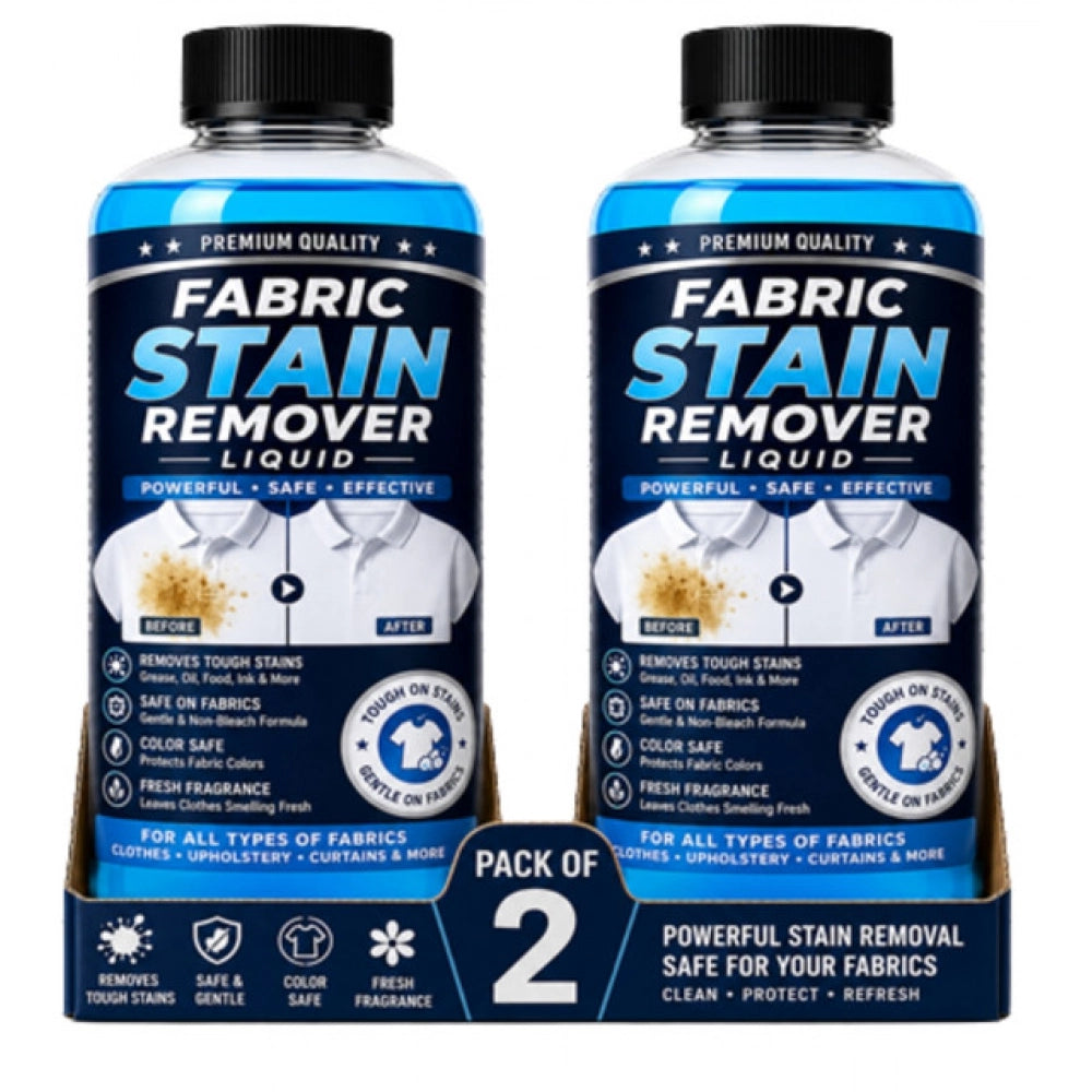 Generic Pack of 2 Fabric Stain Remover Liquid Bottles 100 ML