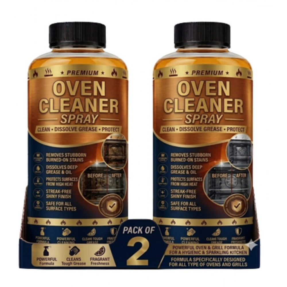 Generic Pack of 2 Oven Cleaner Liquid Bottles 100 ML