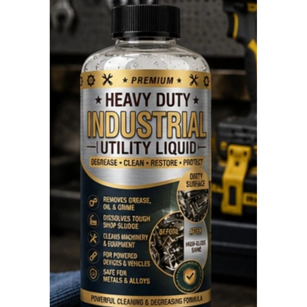 Generic Pack of 2 Heavy Duty Industrial Utility Liquid Bottles 100 ML