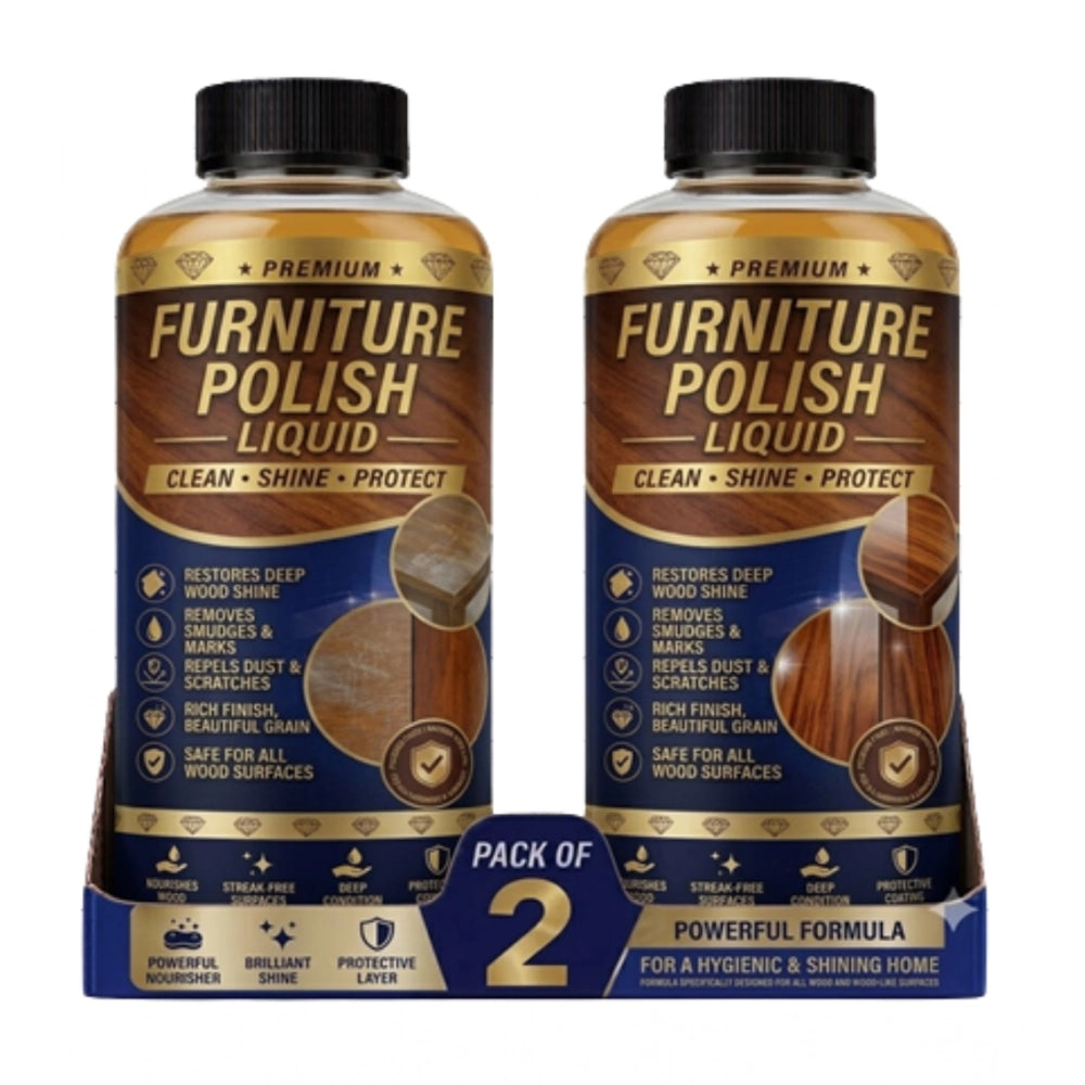 Generic Pack of 2 Furniture Polish Liquid Bottles 100 ML