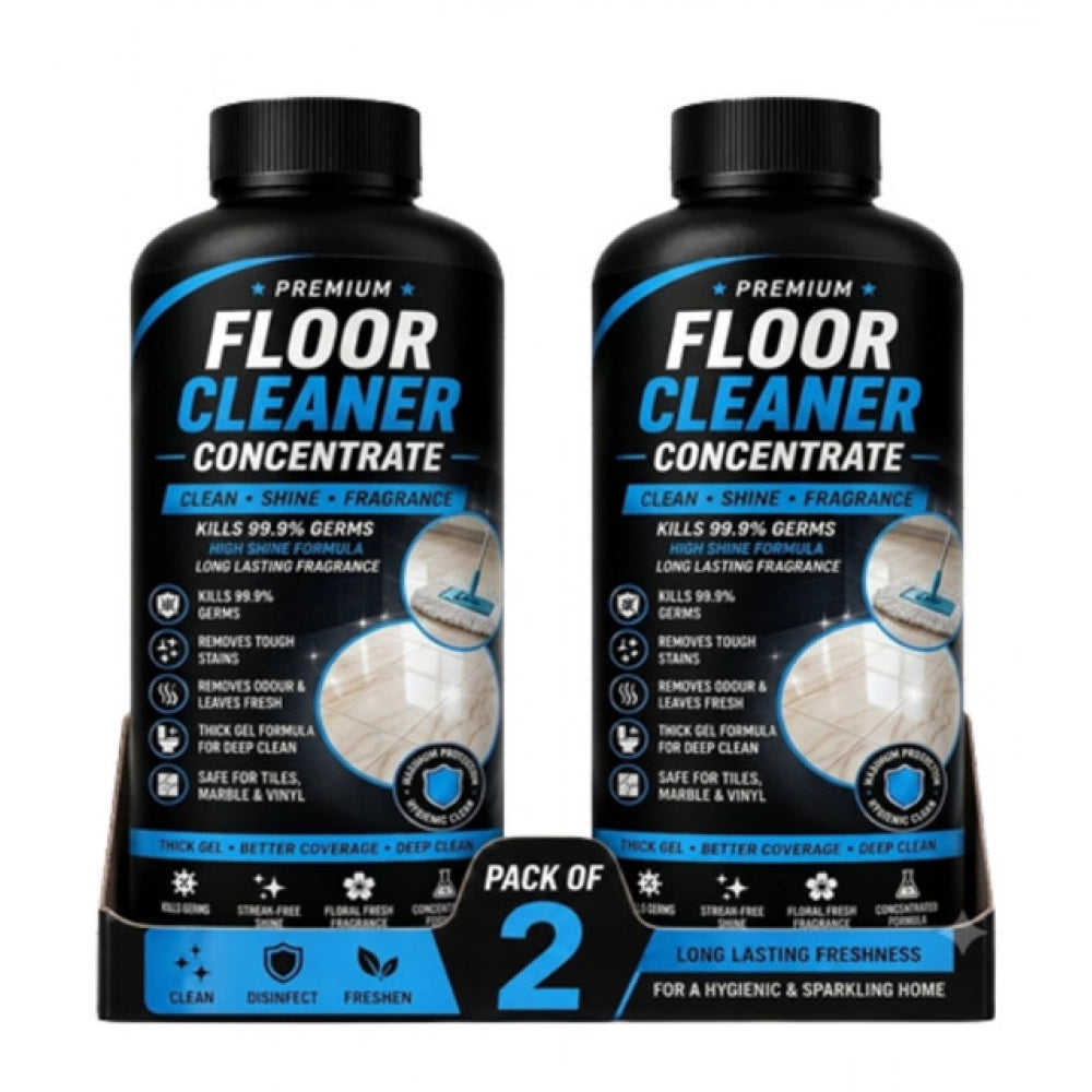 Generic Pack of 2 Floor Cleaner Concentrate Liquid Bottles 100 ML