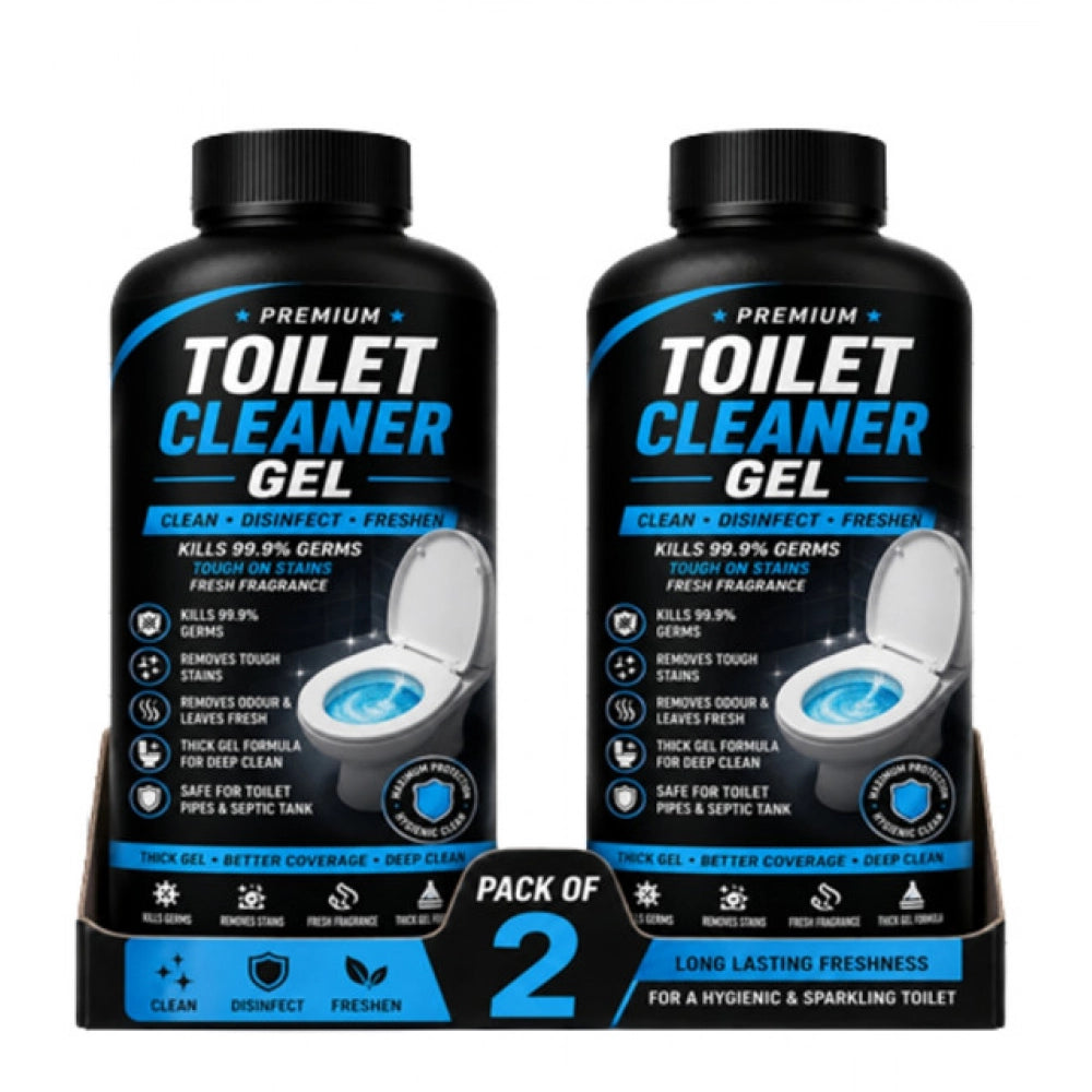 Generic Pack of 2 Toilet Cleaner Gel Bottles 100 ML