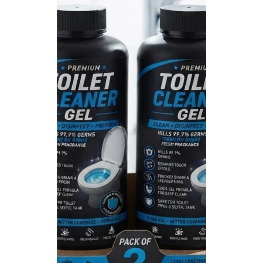 Generic Pack of 2 Toilet Cleaner Gel Bottles 100 ML