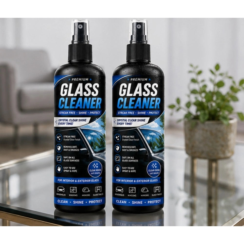 Generic Pack of 2 Glass Cleaner Liquid Spray Bottles 100 ML
