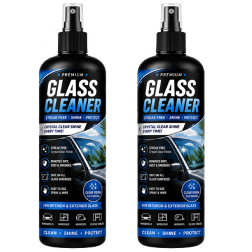 Generic Pack of 2 Glass Cleaner Liquid Spray Bottles 100 ML