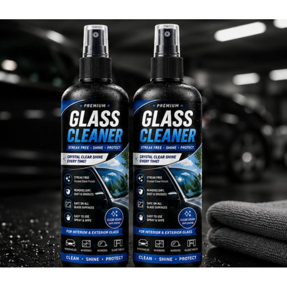 Generic Pack of 2 Glass Cleaner Liquid Spray Bottles 100 ML