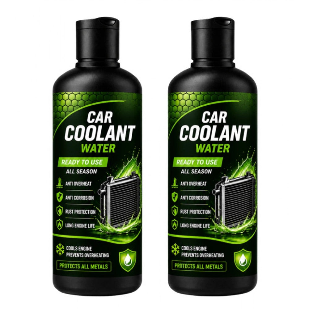 Generic Pack of 2 Car Coolant Water Liquid Flip Top Cap Bottles 100 ML