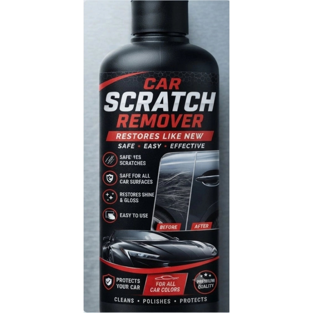 Generic Pack of 2 Car Scratch Remover Liquid Flip Top Cap Bottles 100 ML