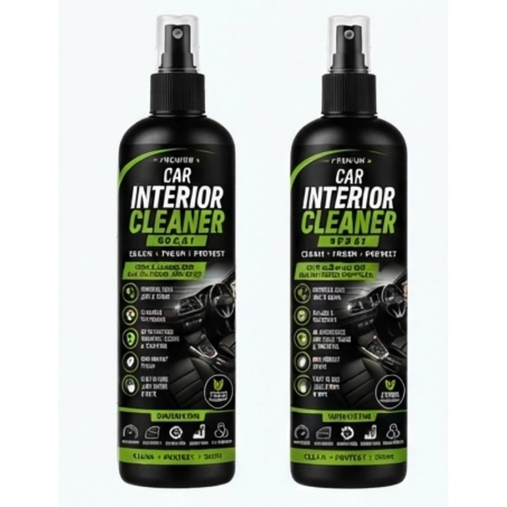 Generic Pack of 2 Car Interior Cleaner Liquid Spray Bottles 100 ML