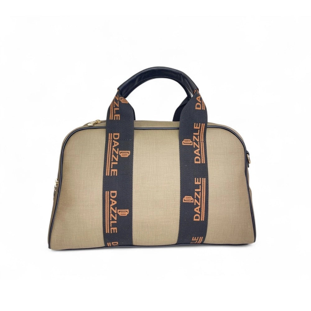 Generic Women's Polyurethane Textured Duffle Bag with Adjustable &amp; Removable Strap (Olive Green)